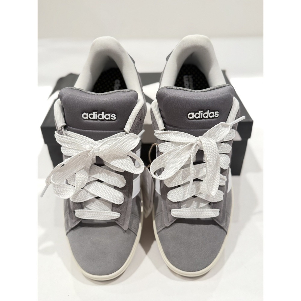 Adidas Grand Court Men's 13 Women's 14 Athletic Shoes Gray White Casual Sneakers